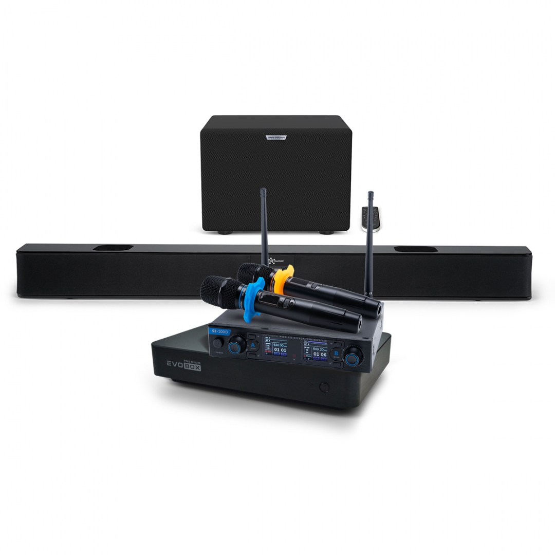 Hi-End караоке-система EVOBOX Premium + EvoSoundBar (саундбар с караоке) в Торжке