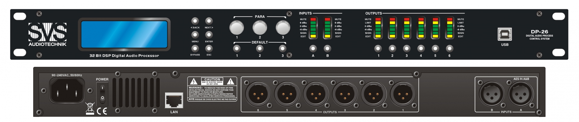 SVS Audiotechnik DP-26 Цифровой процессор: 2 входа 6 выходов в Торжке