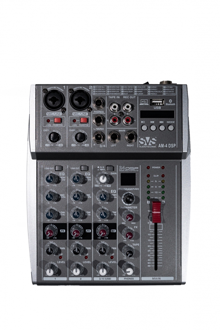 SVS Audiotechnik mixers AM-4 DSP Аналоговый микшерный пульт, 4-канала в Торжке