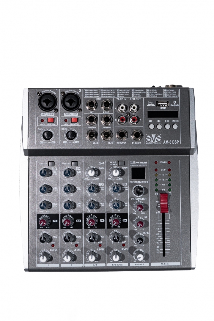 SVS Audiotechnik mixers AM-6 DSP Микшерный пульт аналоговый, 6-канальный SVS Audiotechnik mixers в Торжке