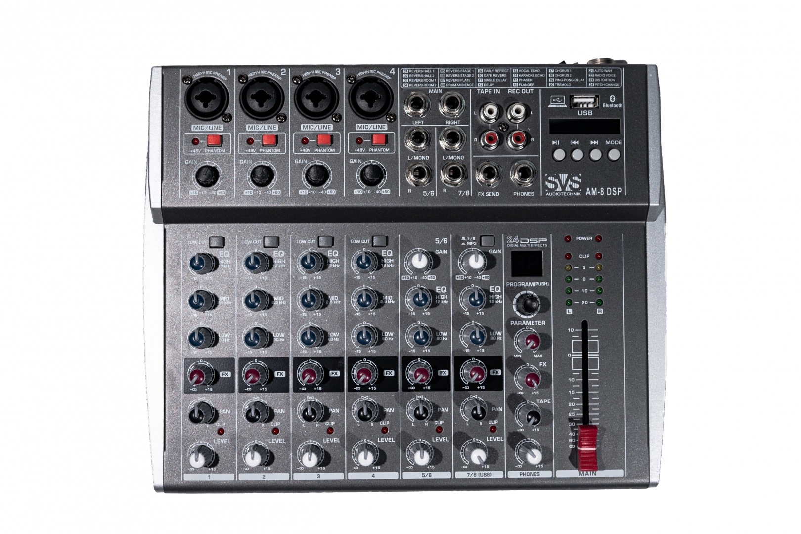 SVS Audiotechnik mixers AM-8 DSP Микшерный пульт аналоговый, 8-канальный в Торжке